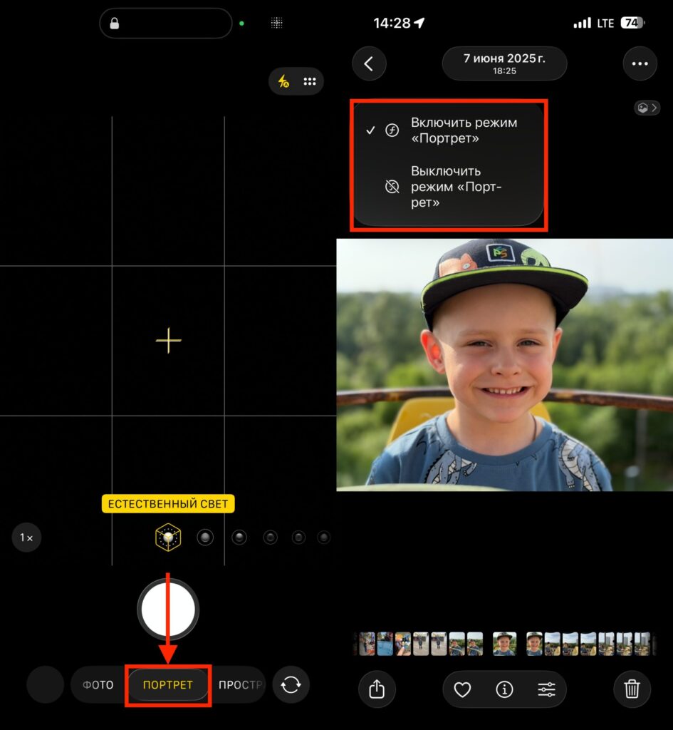 How to get a blurred background on iPhone. You can switch to Portrait mode during shooting or afterward in the gallery. Photo.