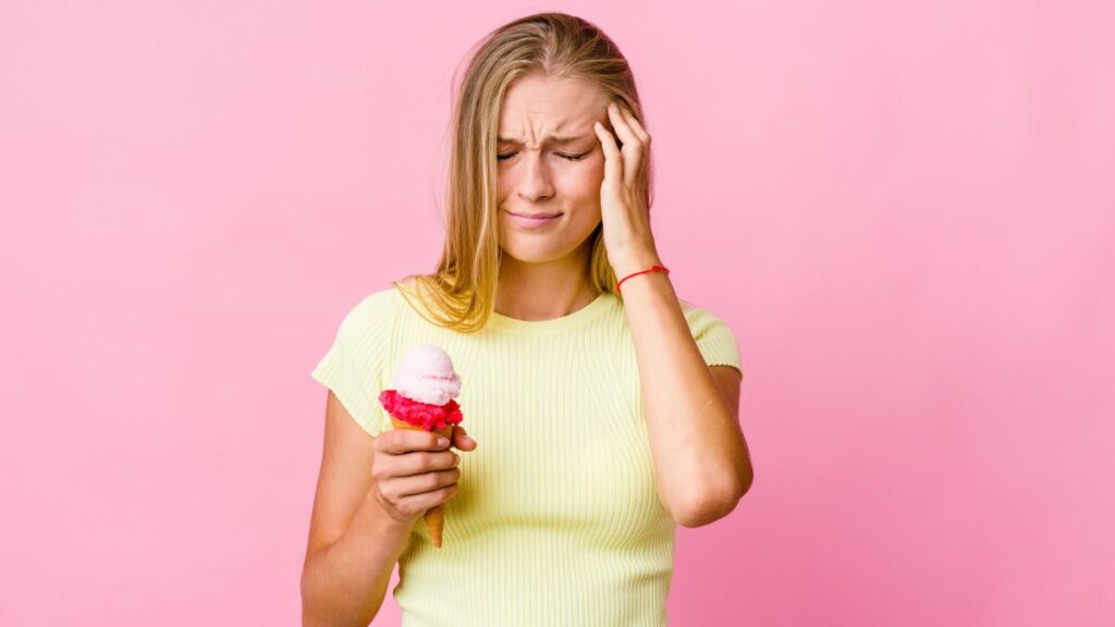 A familiar sensation: the ice cream is delicious but too cold