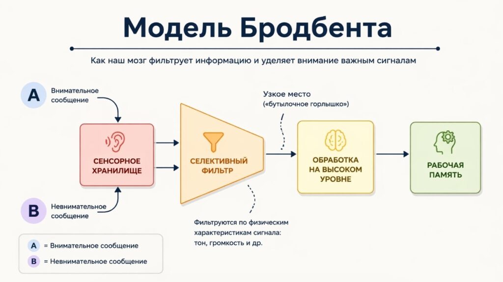 Broadbent's model