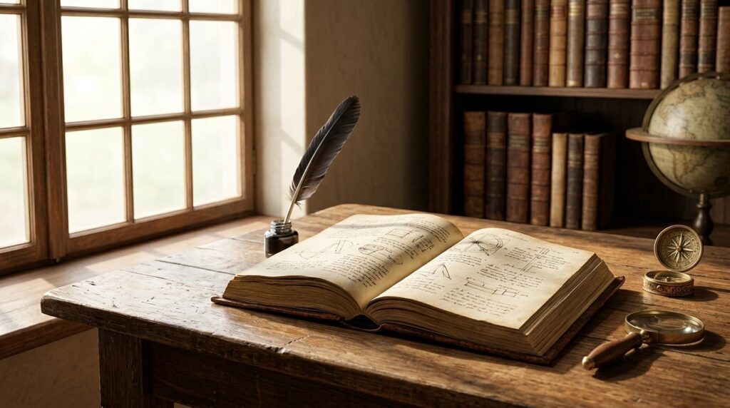 A study from Shakespeare's era — perhaps the playwright wrote his last plays in just such a place. Photo.