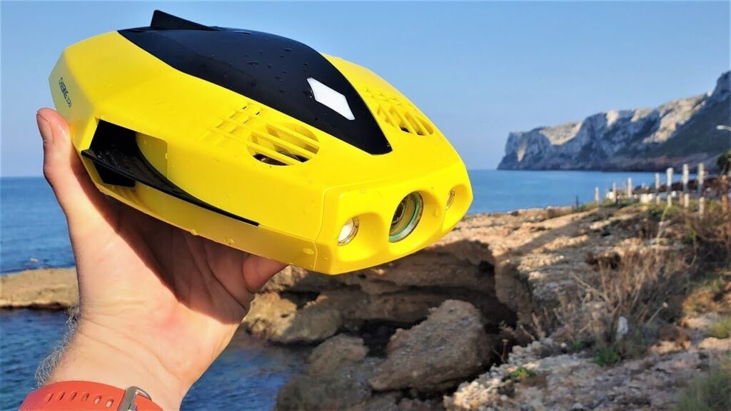 The Chasing Dory is fairly large, but it can swim on its own. Image: Drones For Hire