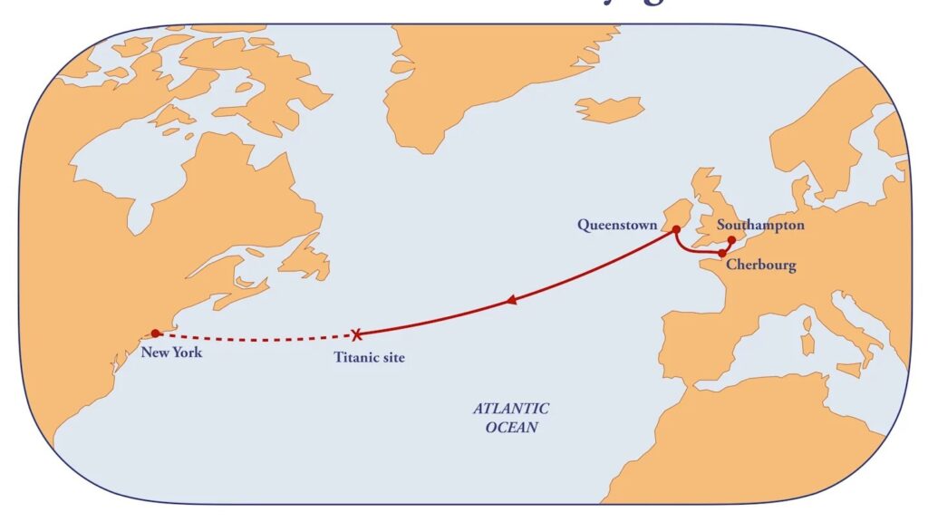 Voyage on the Titanic. Photo.