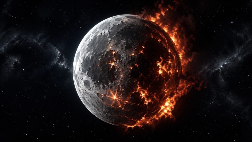 Scientists want to test how different materials burn on the Moon. Photo.