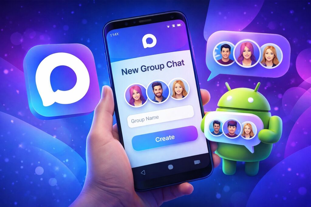 Creating a group in MAX and adding all relatives. Photo.