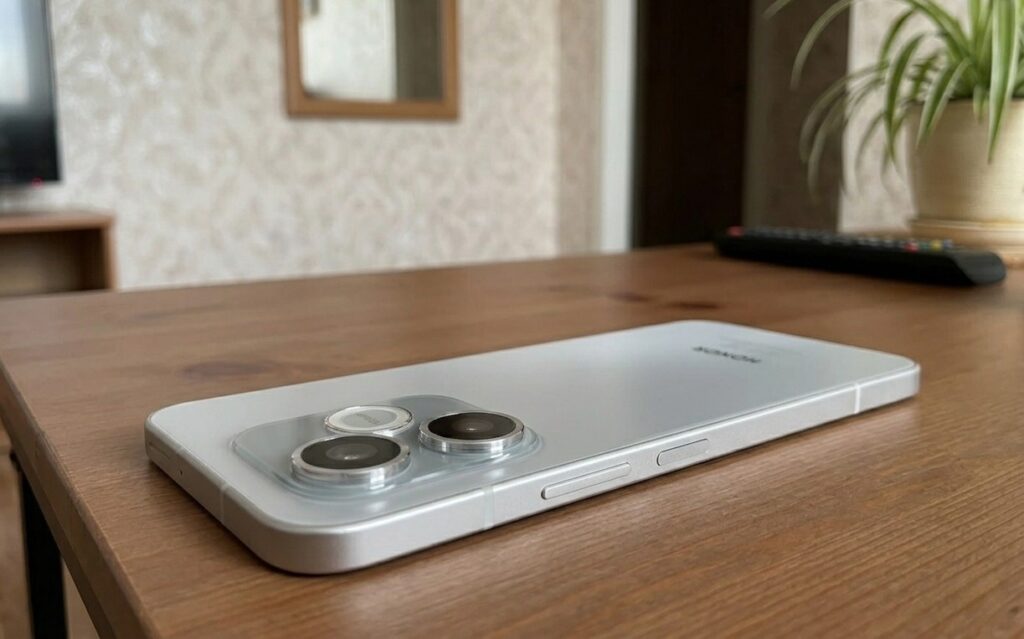 The smartphone really does have a metal frame