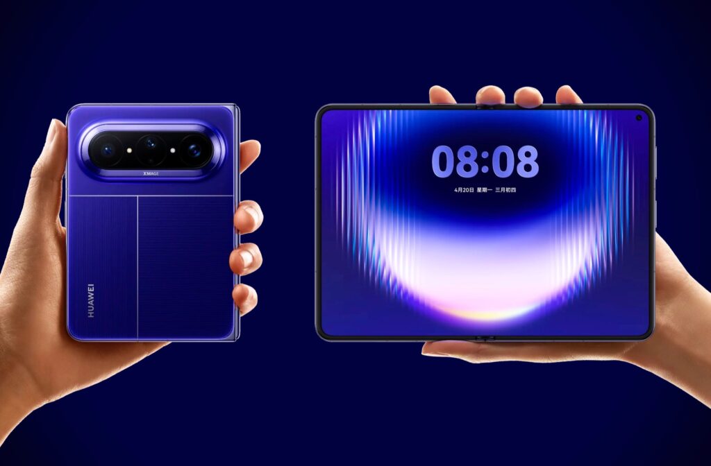 The form factor is very unusual for foldable smartphones