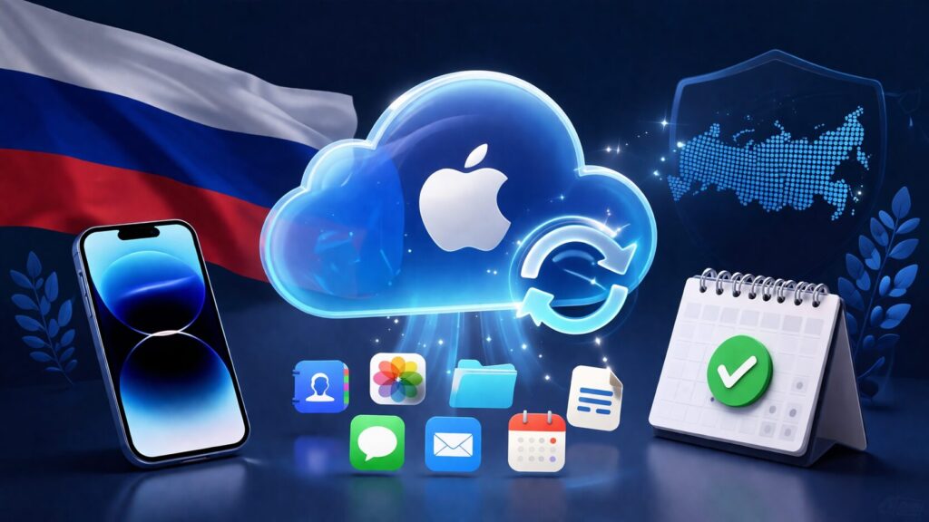 Apple decided not to delete Russian users' data from iCloud. Photo.