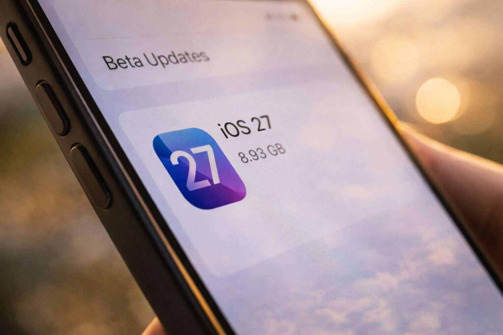 Should you install the iOS 27 beta. Developers will be able to try iOS 27 as early as June. Photo.