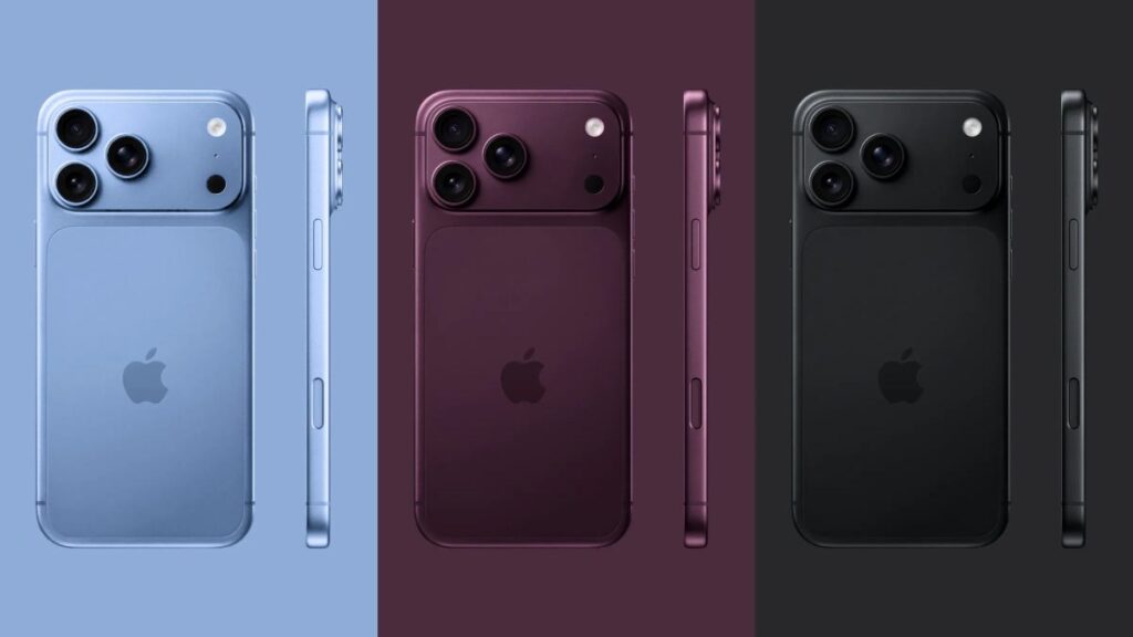 iPhone 18 Pro Max design: new camera module and body colors. New iPhone 18 Pro colors. Gray instead of black. Photo.