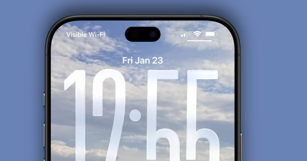 Design differences between the foldable iPhone and the regular one. 18 Pro — a classic smartphone with a smaller Dynamic Island. Photo.