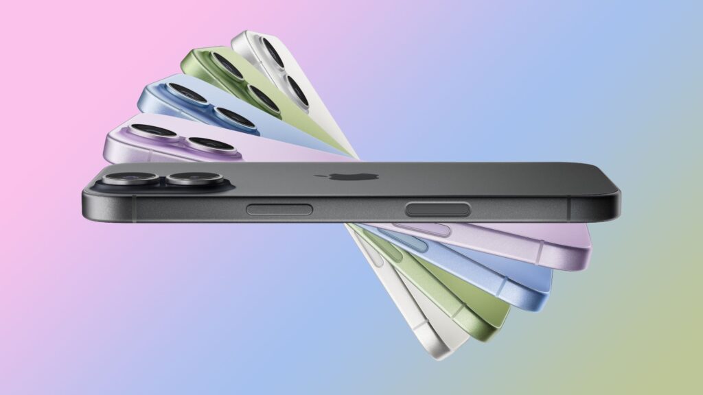 iPhone 17 prices in Russia. The base iPhone 17 comes in various body colors. Photo.