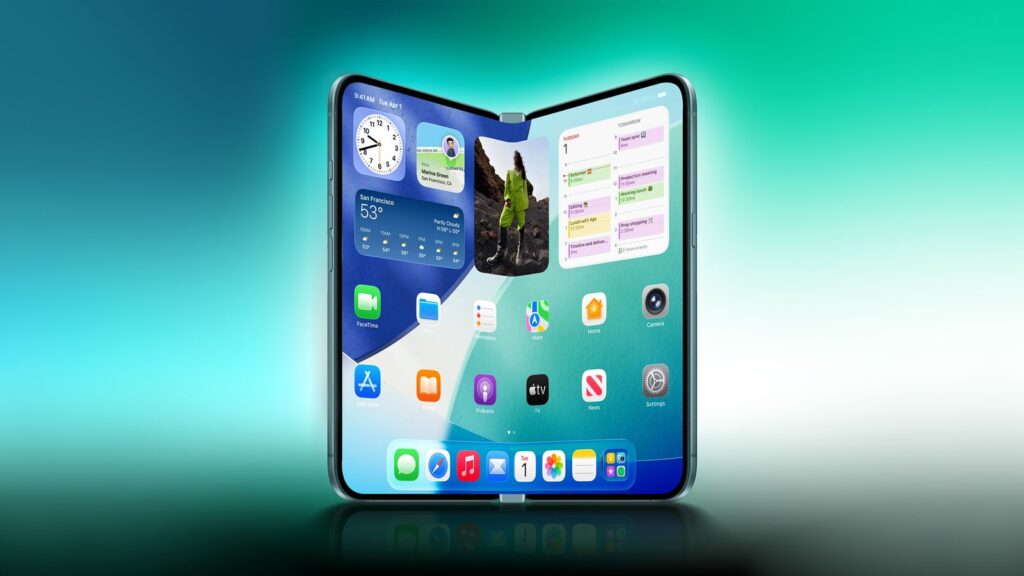 You'll have to pay a pretty penny for a foldable iPhone. Photo.