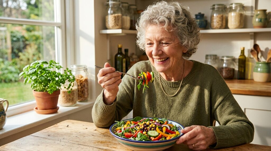 A diet rich in fiber and diverse plant foods supports the health of gut microflora