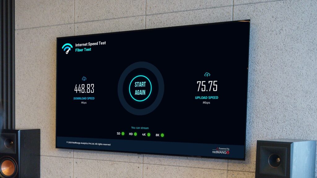 How to check internet speed on Apple TV