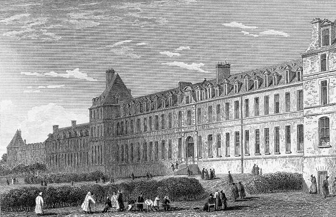Bicêtre Hospital, circa 1830. Image source: 22century.ru. Photo.