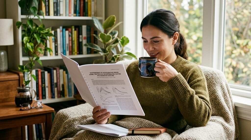 Even decaf, according to scientists, can positively affect brain function