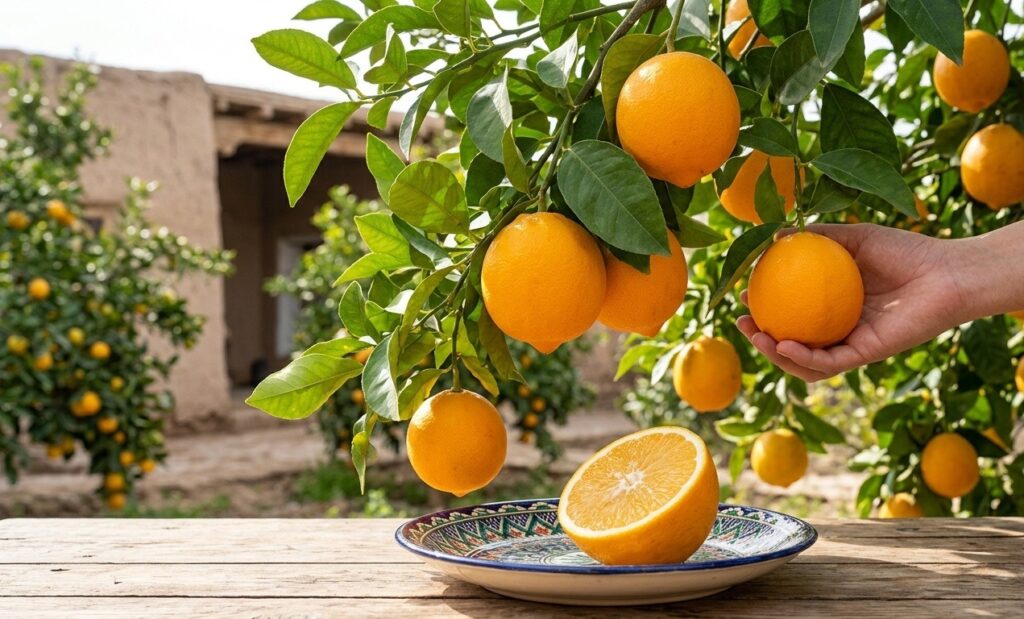 Uzbek lemons. Photo.