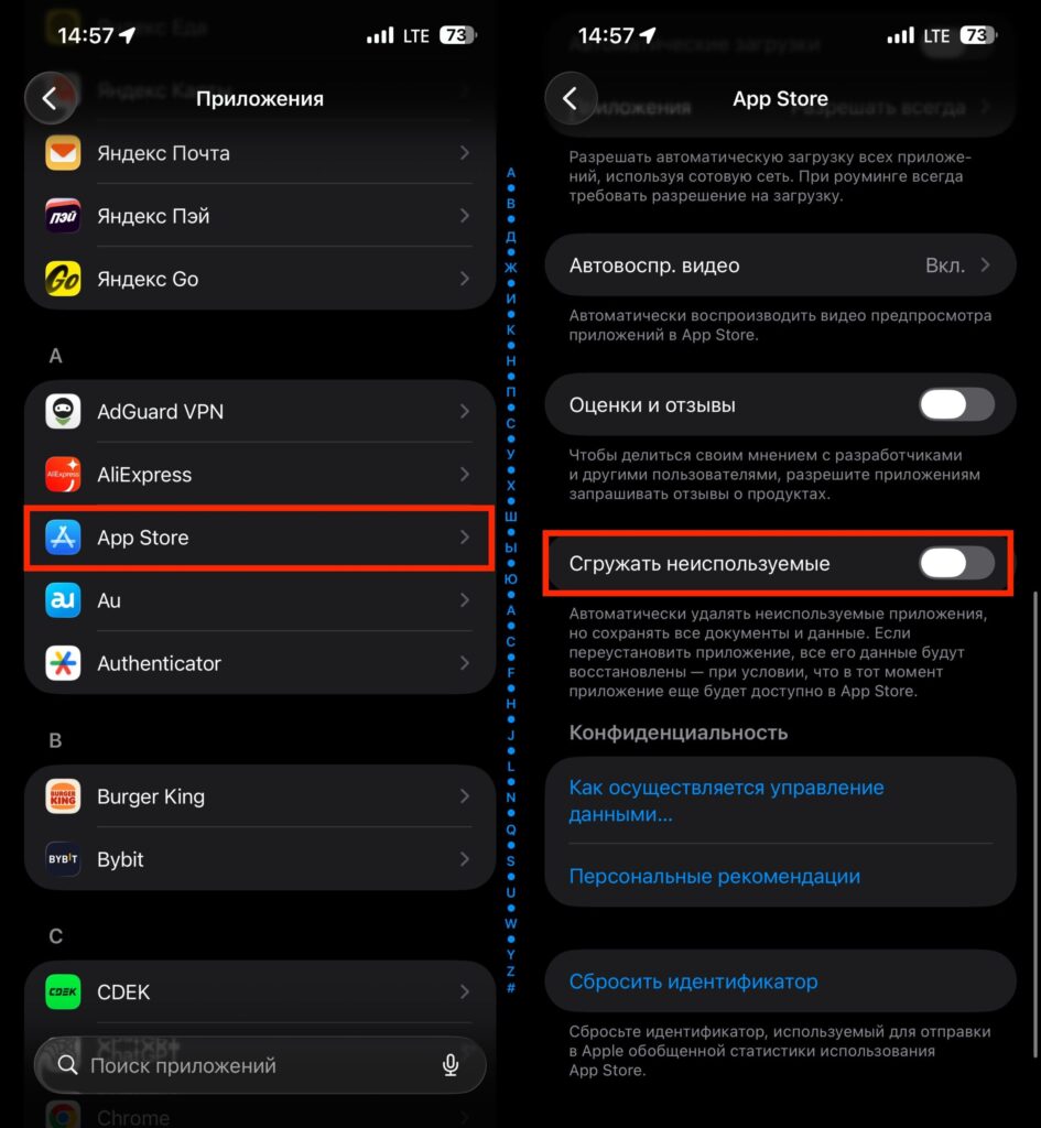 Does the Lenta app work on iPhone after removal. Don't let the system delete apps from your iPhone on its own. Photo.