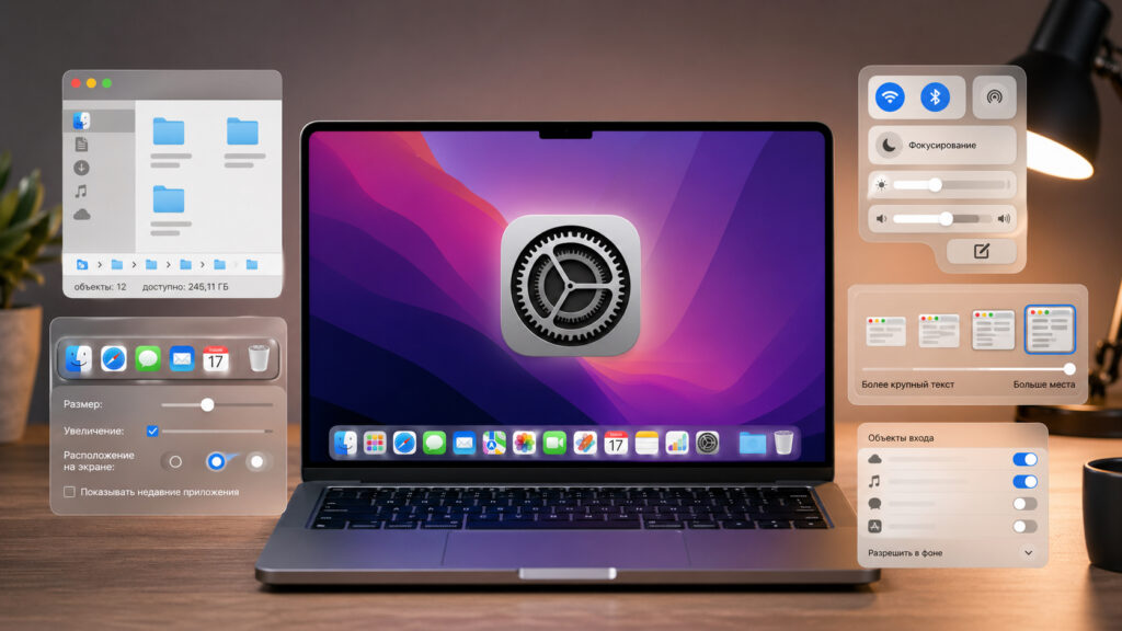 Several important settings that will make your Mac more convenient. Photo.