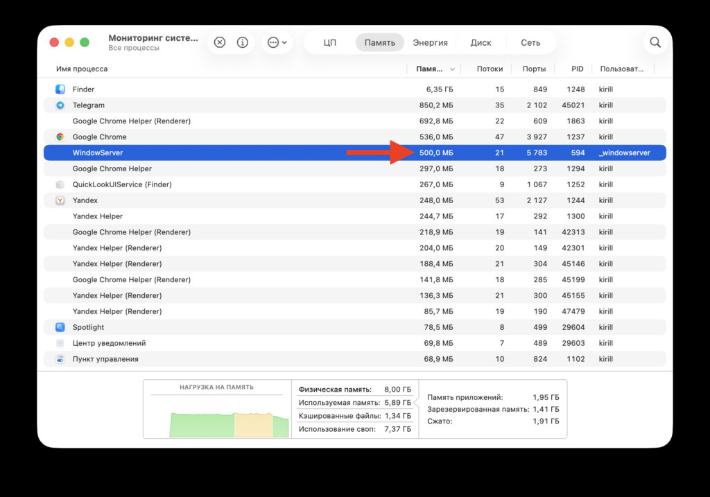How to close applications on Mac. And here's what it looked like after. There's a difference and it's significant. Photo.