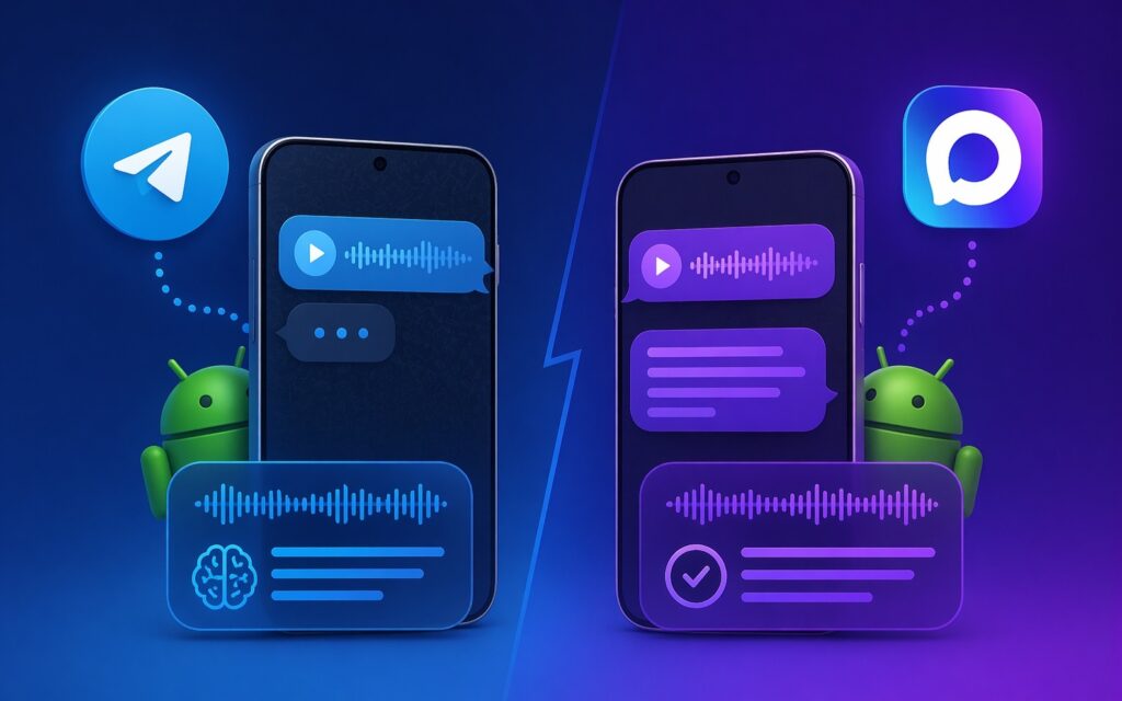 Telegram got transcription earlier, but it works with limitations