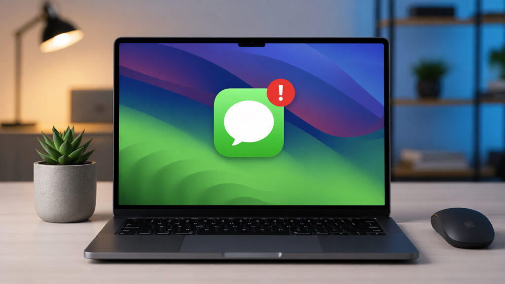 Unexpected problems can arise with iMessage on Mac. Photo.