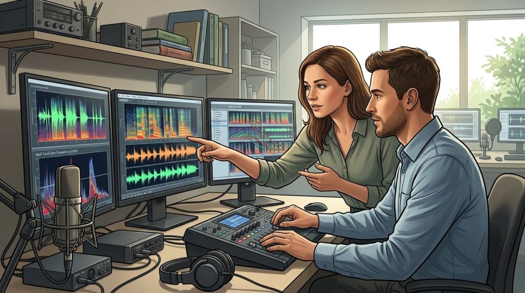 Researchers analyze spectrograms of animal sounds