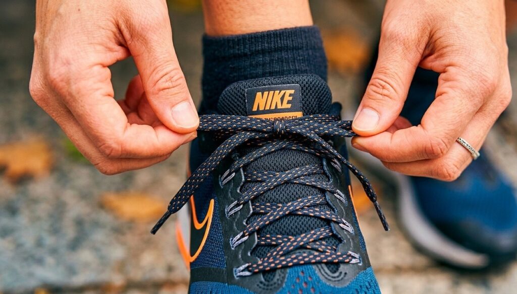 Tying shoelaces is a classic example of a skill remembered not by muscles, but by the brain. Photo.