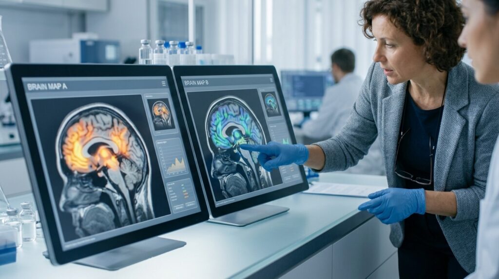 Memory decline and dementia are different processes, although symptoms in early stages may look similar. Photo.
