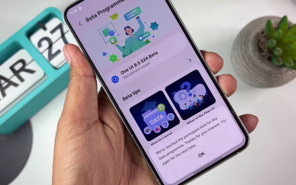 All the information about the One UI 8.5 beta. Image: Jossa's World