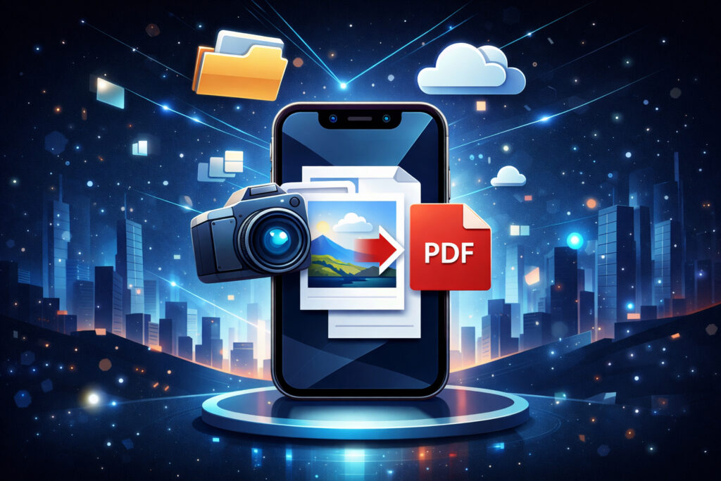 You can comfortably work with PDF documents on iPhone. Photo.