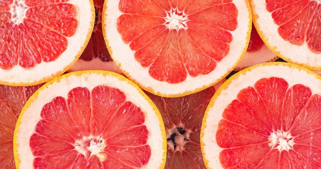 Schematic representation of two flavonoid biosynthesis pathways in grapefruit cells