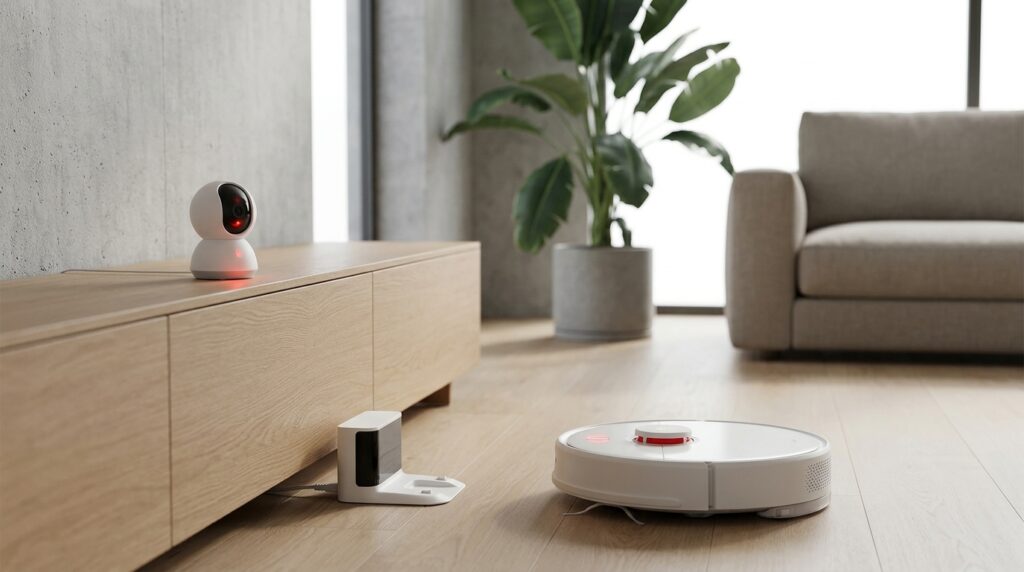 Xiaomi robot vacuum and camera waiting for server connection to be restored