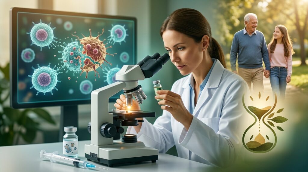 mRNA vaccines are made individually for each patient. Photo.