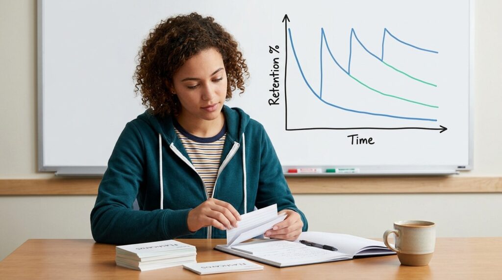 Self-testing with flashcards is one of the most effective ways to combat forgetting