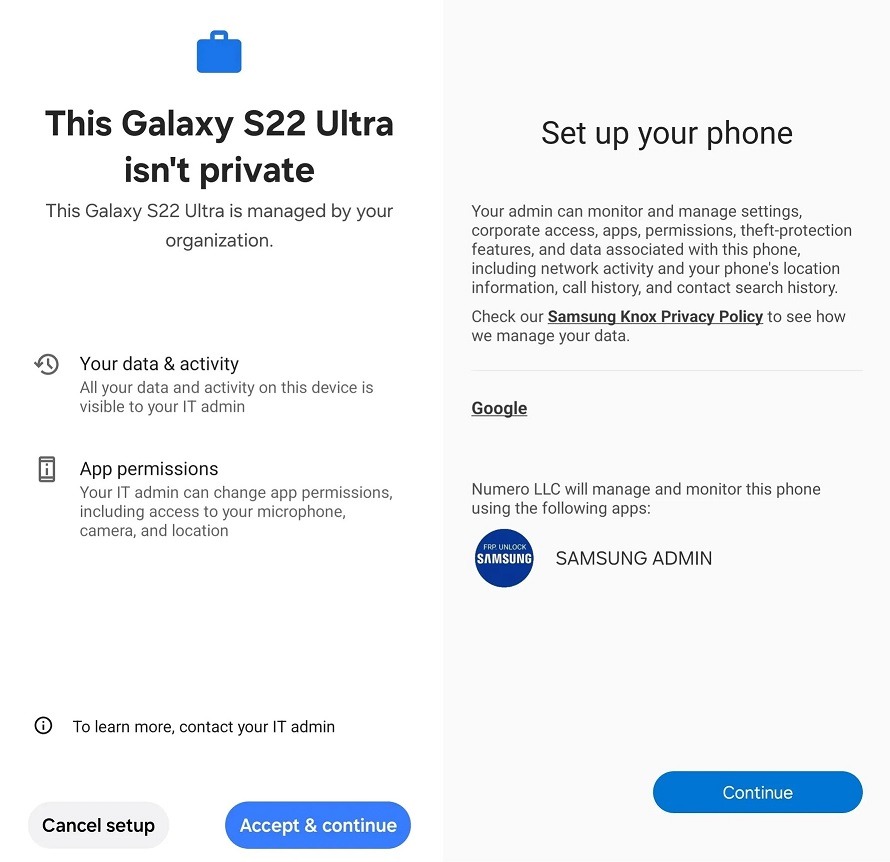 This is the message affected users see
