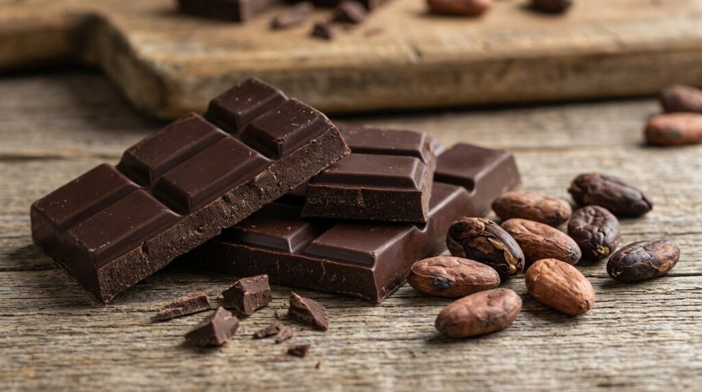 Chocolate is made from cacao beans, which contain toxic alkaloids — theobromine and caffeine