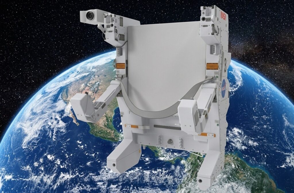 Manned Maneuvering Unit jetpack. Photo.