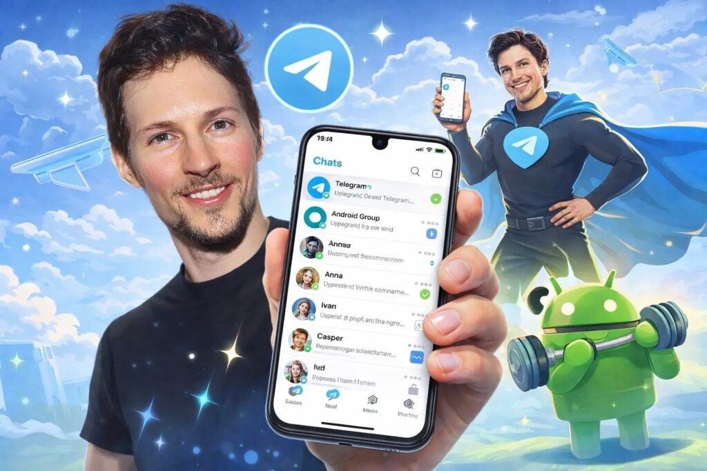 Durov recently completely redesigned Telegram