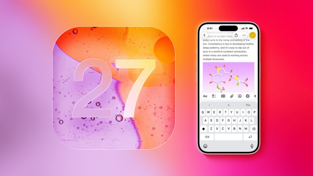 What's new in iOS 27. iOS will need a serious update for the foldable. Photo.