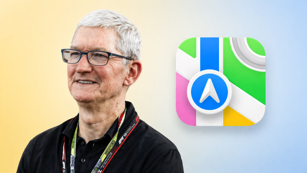 Apple Maps became Cook's biggest failure, by his own admission. Photo.