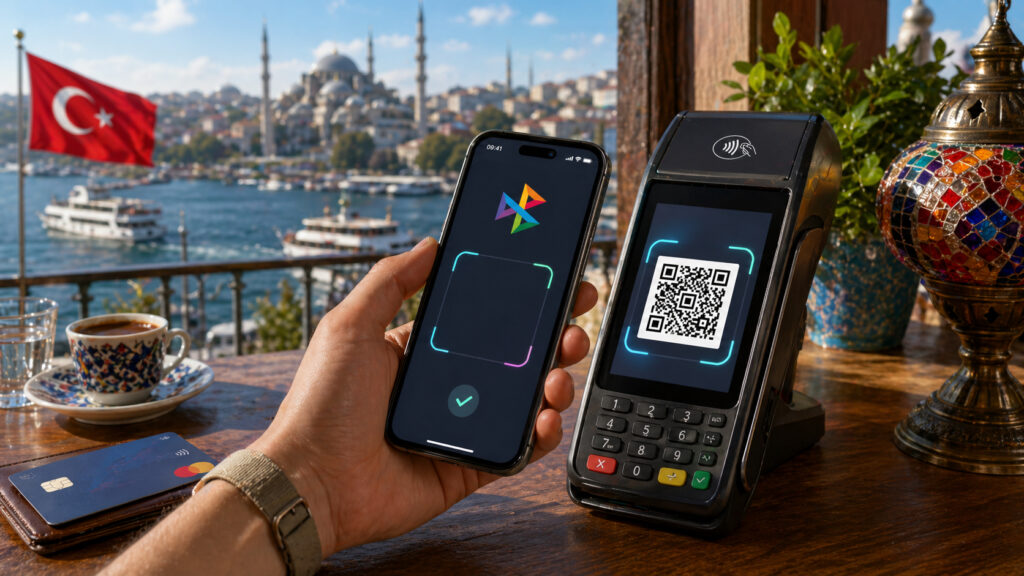 SBP QR codes are making their way even into Turkey. Photo.