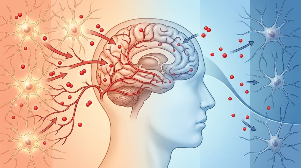 The lower the body temperature, the less oxygen brain cells need