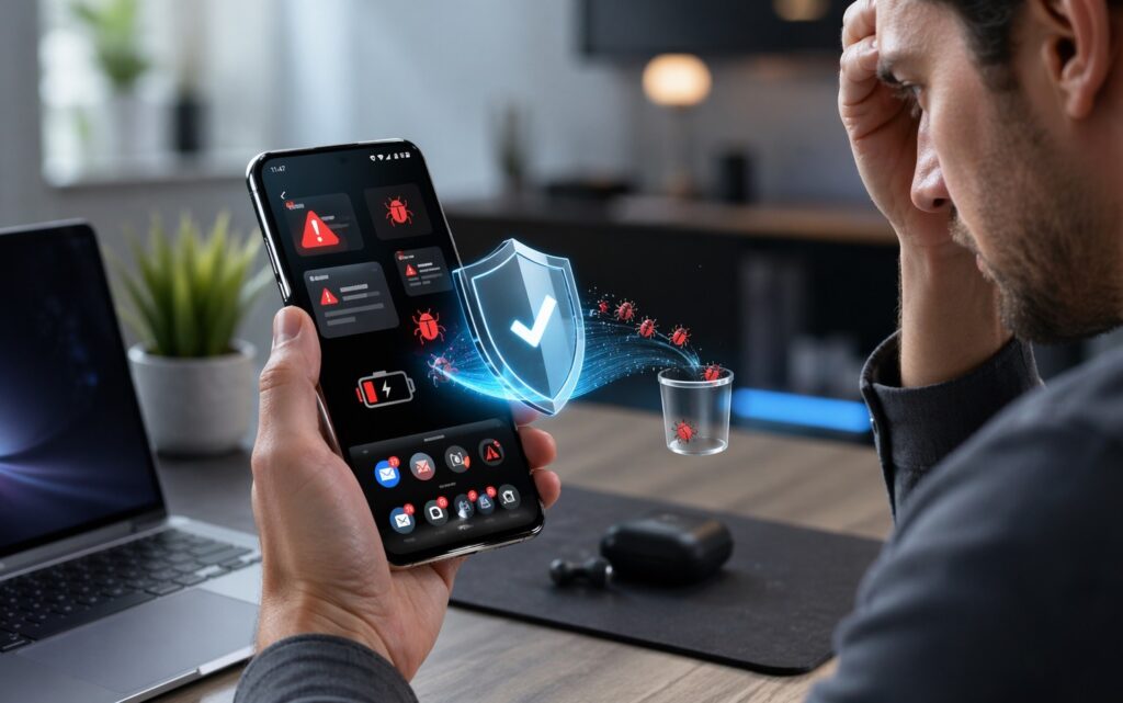 Detecting and removing viruses on Android