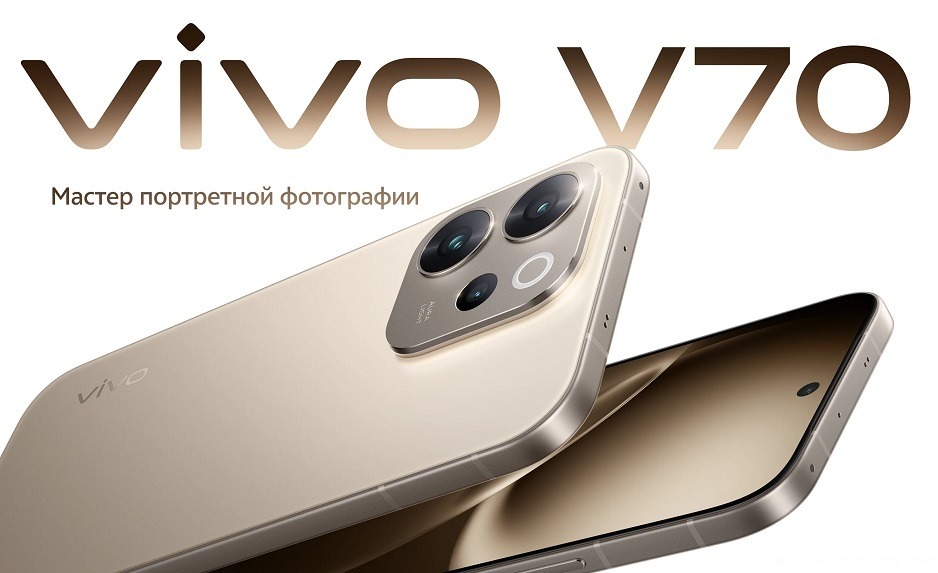 In Russia, the smartphone is positioned as a portrait photography master. Image: vivo