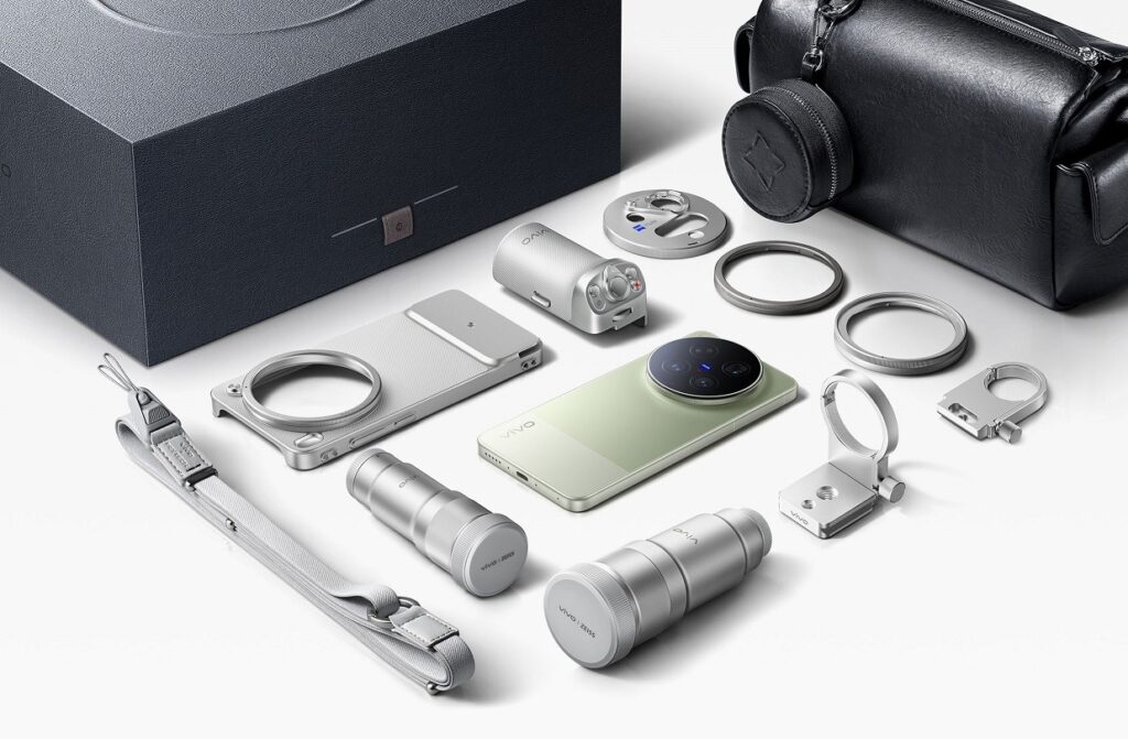 A professional photo kit will be offered alongside the smartphone. Image: vivo