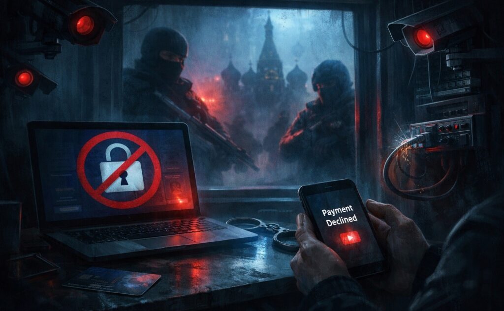 What are the consequences for paying for VPN in Russia?