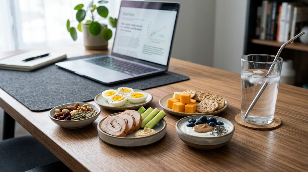 Small high-protein snacks — a good alternative to a heavy lunch on the go