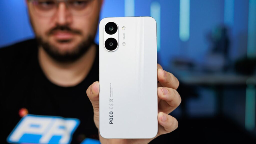 POCO X8 Pro Max — A powerful smartphone with an 8500 mAh battery. The smartphone looks stylish. Image: phonearena.com. Photo.