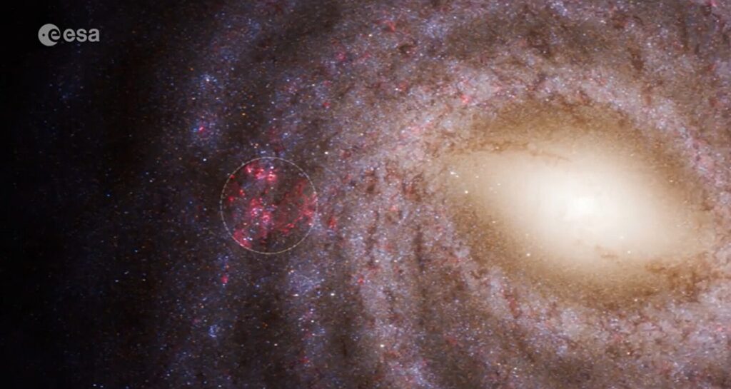 The Milky Way devoured the Loki galaxy: scientists discovered its remains. Photo.